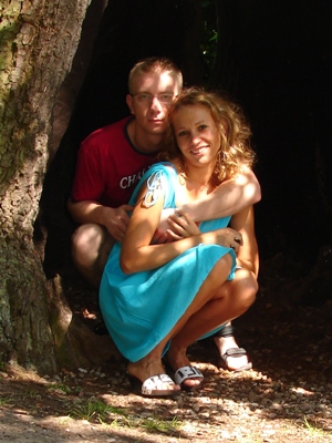 Ania i Sebastian podczas Romantycznego Weekendu w M�ynie Klekotki