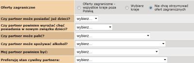 Kryteria wyszukiwania